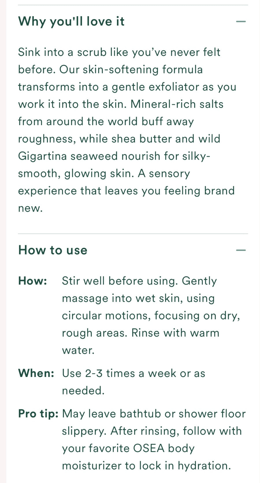 OSEA® Malibu Salts of the Earth Body Scrub