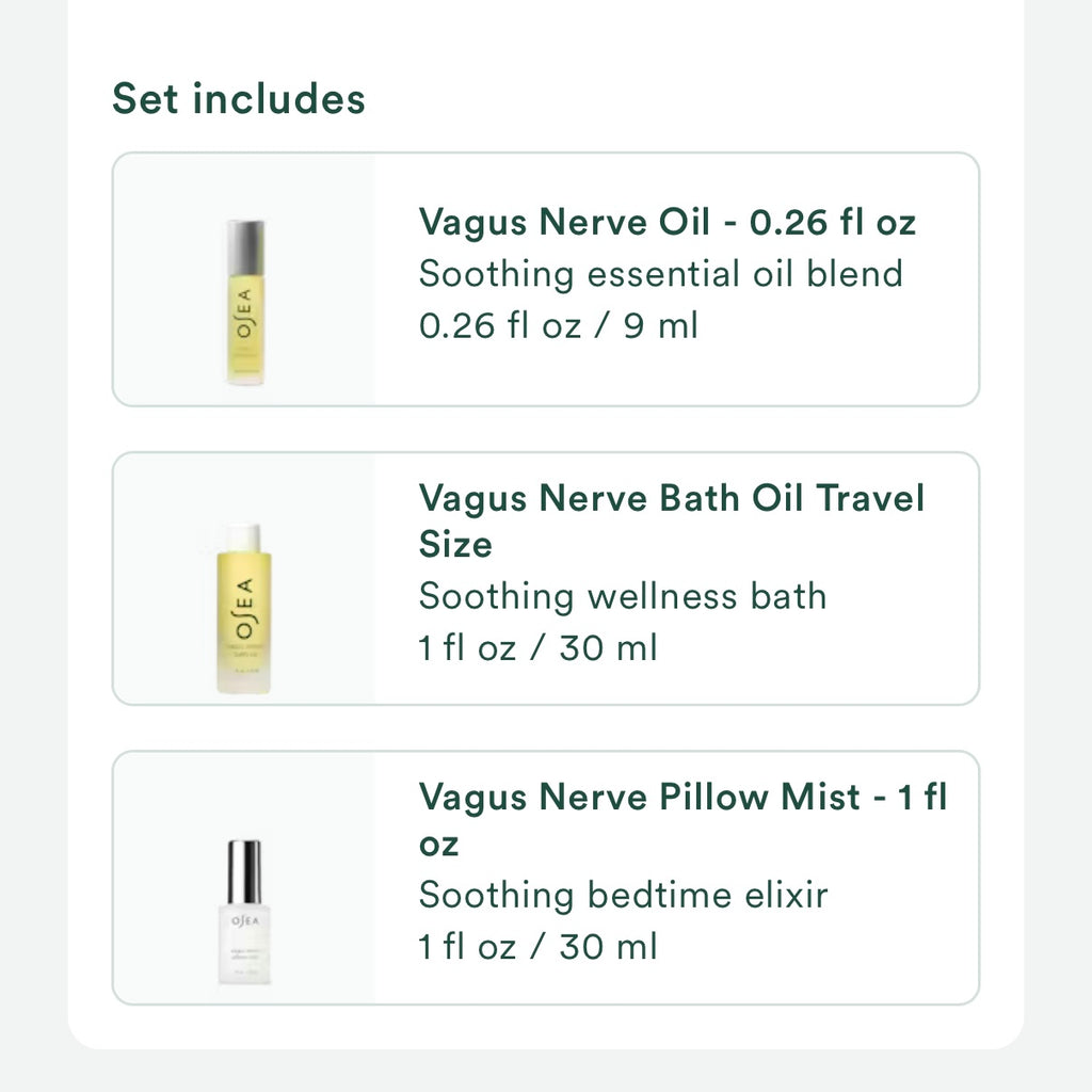 OSEA® Malibu Vagus Nerve Travel Set ($78 Value)