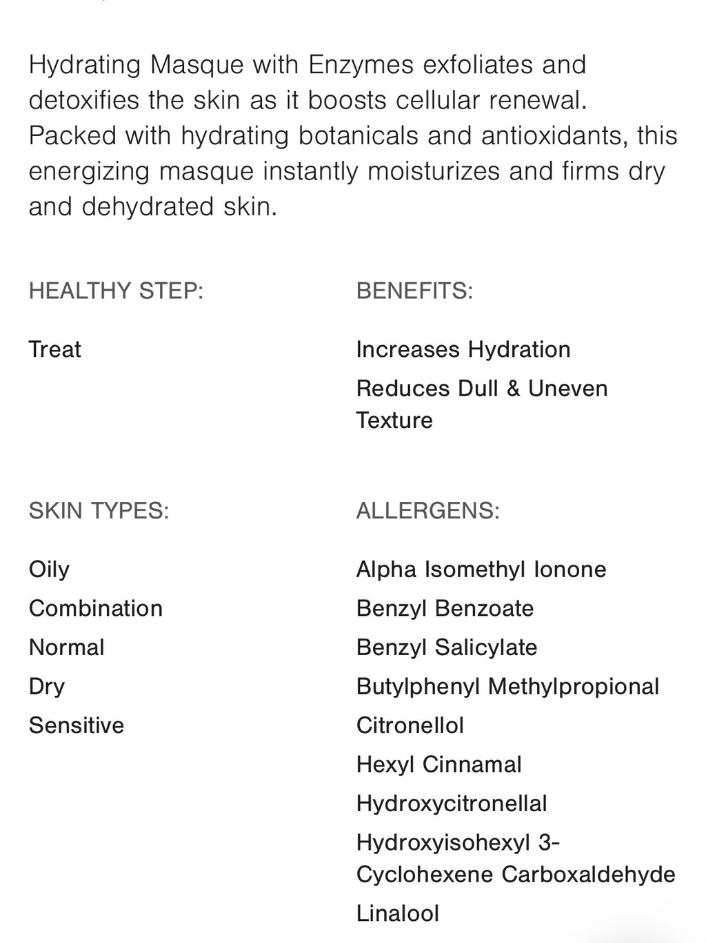 GlyMed Plus Hydrating Masque with Enzymes 2 oz / 59 ml