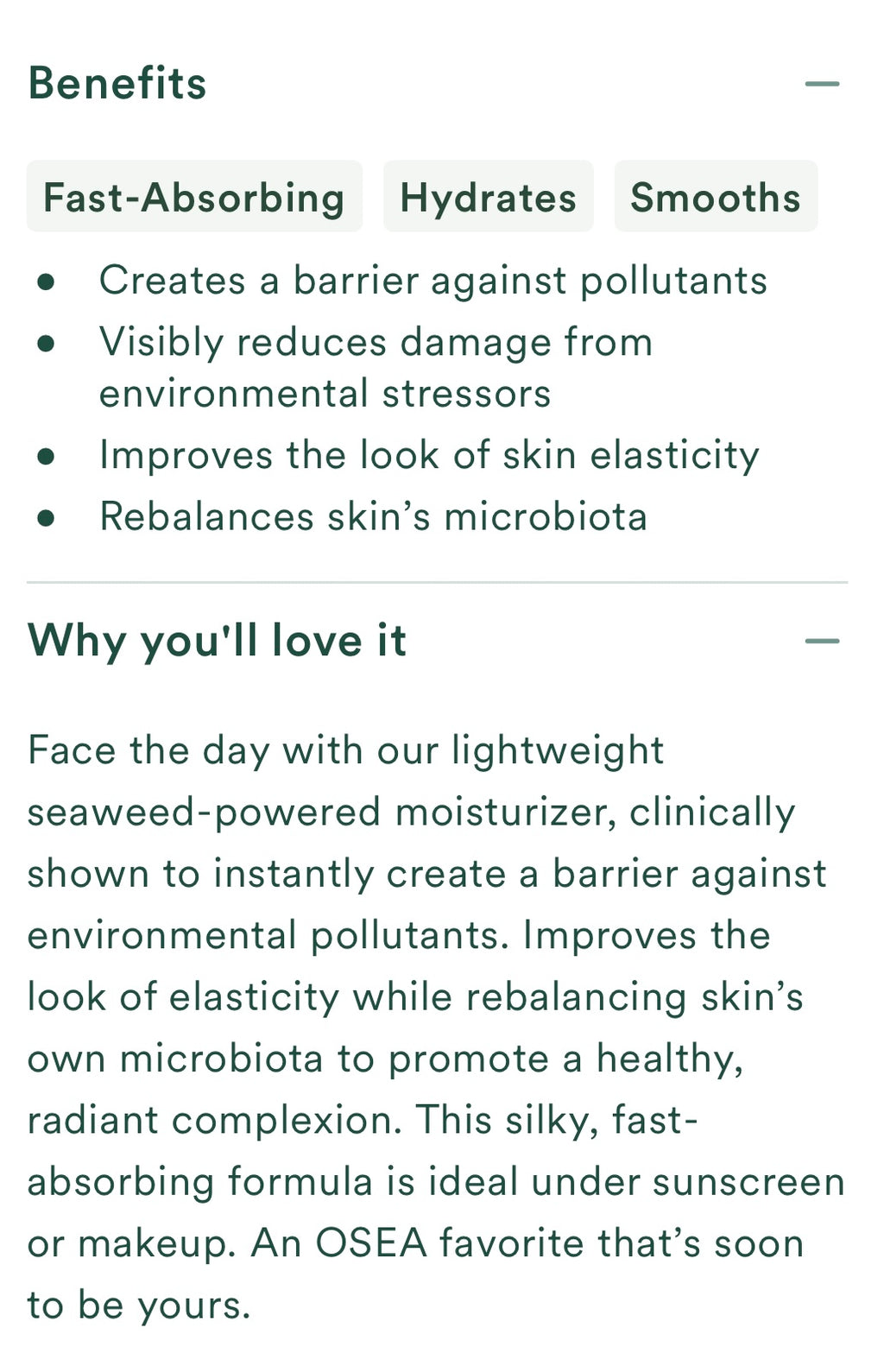 OSEA® Malibu Atmosphere Protection Cream for Normal or Combination Skin